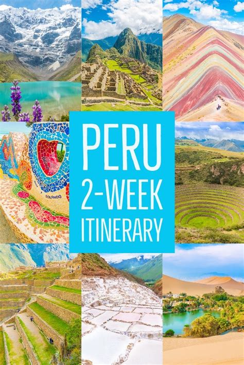 2 week peru itinerary with inca trail